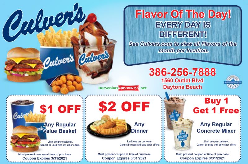 culver's coupon code