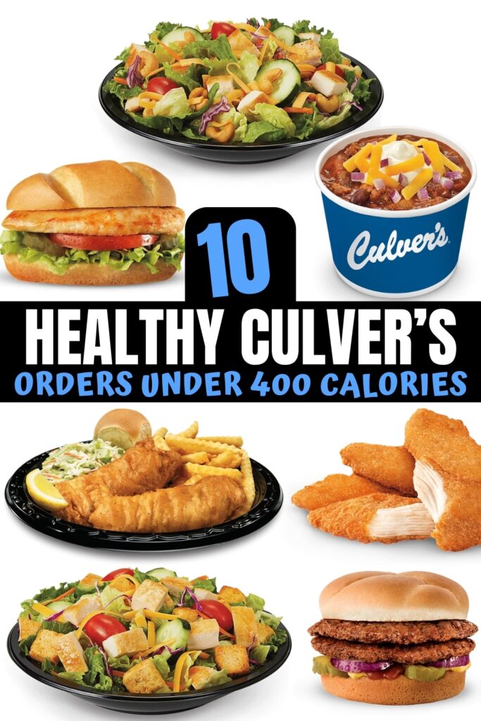 Culver's nutritional menu