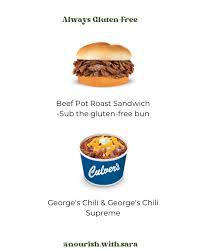gluten-free culver's food